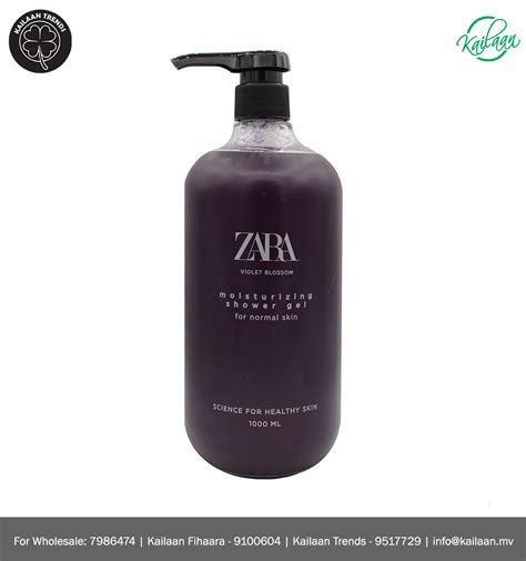 zara shower gel